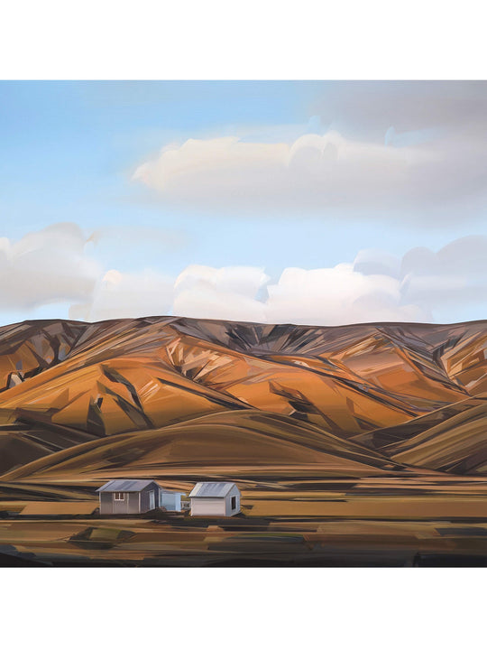 Evening Stay, Hawkdun Range, Central Otago, New Zealand by Caroline Bellamy