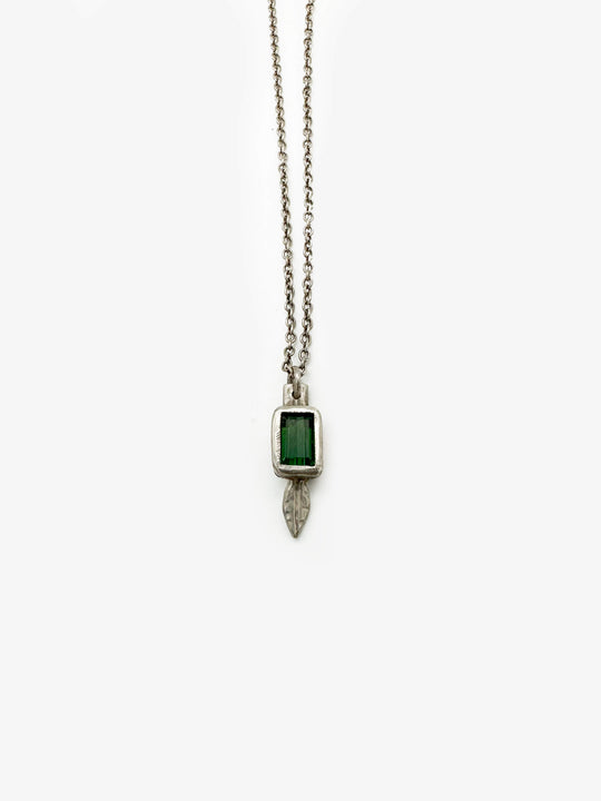 Green Tourmaline Fruiting Necklace