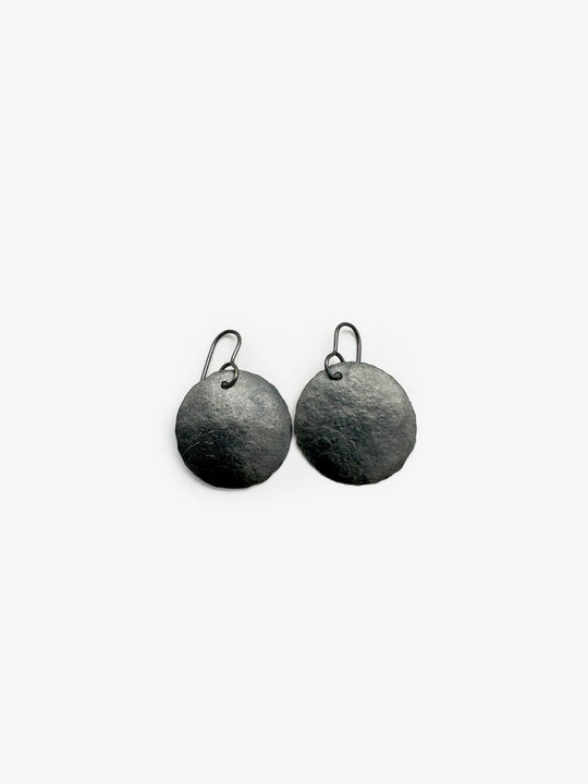 Round Oxidised Earrings