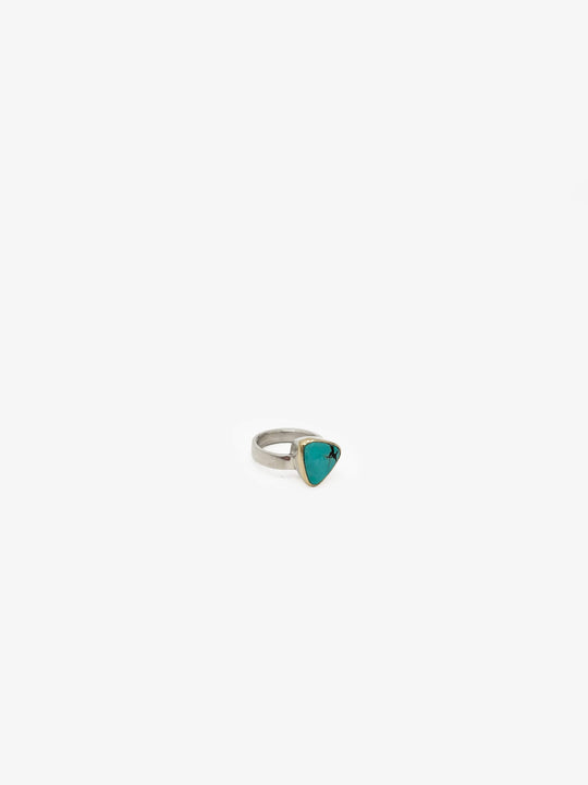 Triangular Turquoise Ring