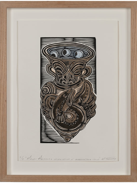 Māori Amphora Observation of Maramataka Cycle