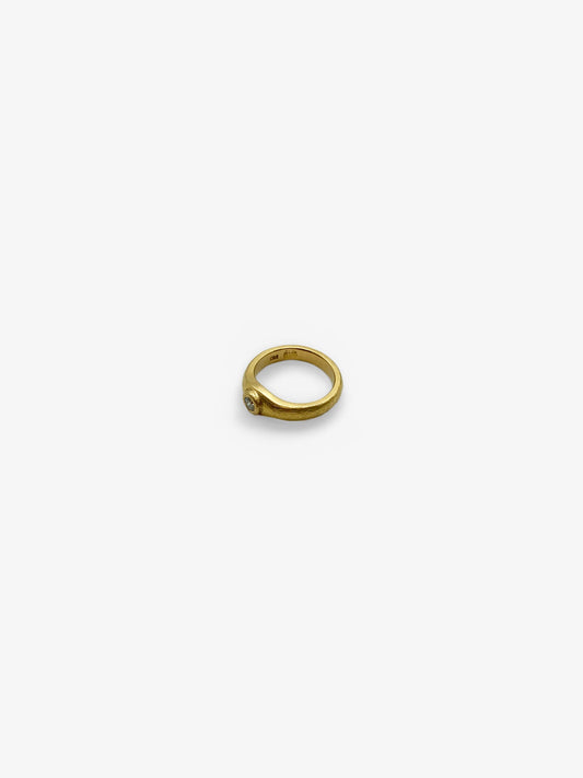 Gold Ring with 0.17ct Diamond