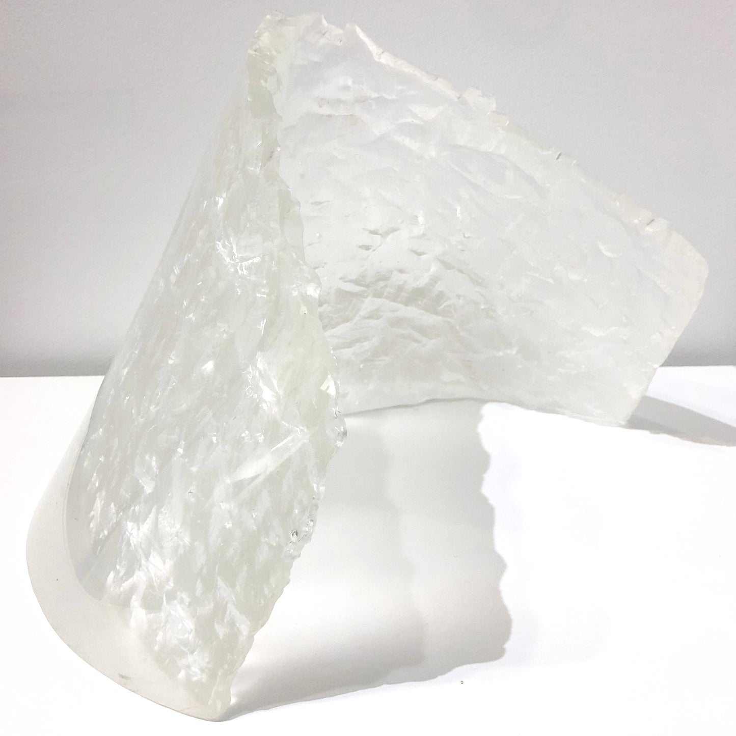 Sculpture made from glass by NZ artist David Murray