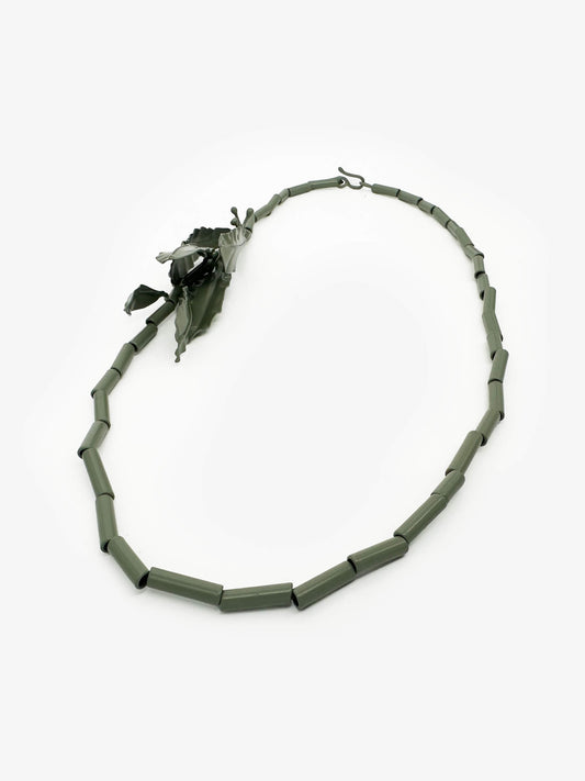 Bay Leaf Necklace (AB393)