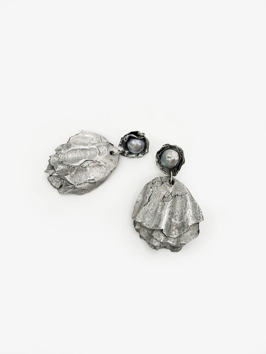 'Pacific Oyster' Earrings (AB395)