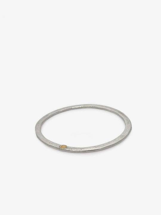 Fine Halo Oval Bangle