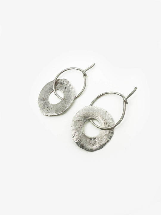 Small Round Lifesaver Earrings