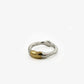 Pure Gold Wrap Fused 999 Silver Ring (AC633)