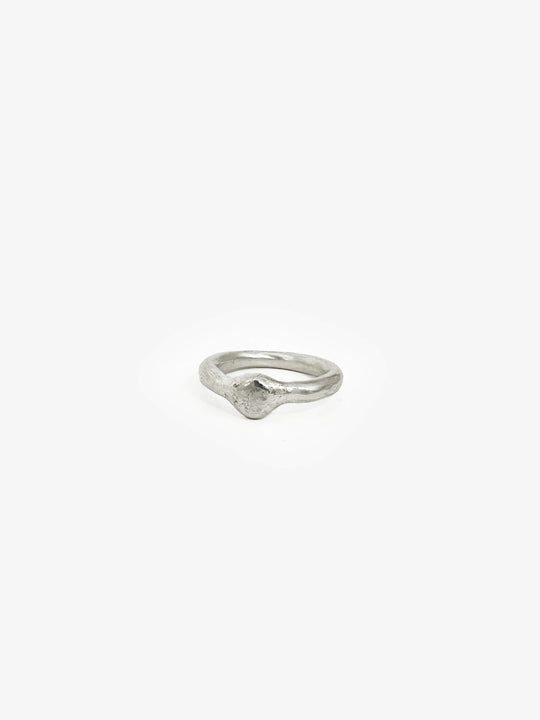 Small Signet Ring - Pure Silver (AC635)