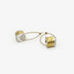Large Rememberings Earrings - on hoops (AC639)