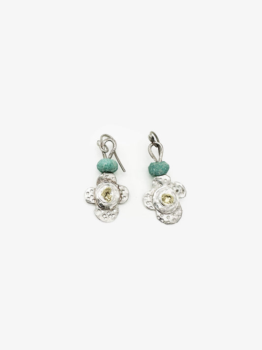 Shamrock Amazonite Earrings (BC277)