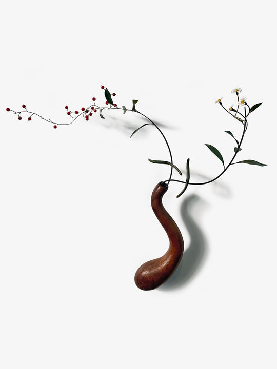 Bush Stream - Container with Tunariki and Branches Supplejack and Streamside Daisy