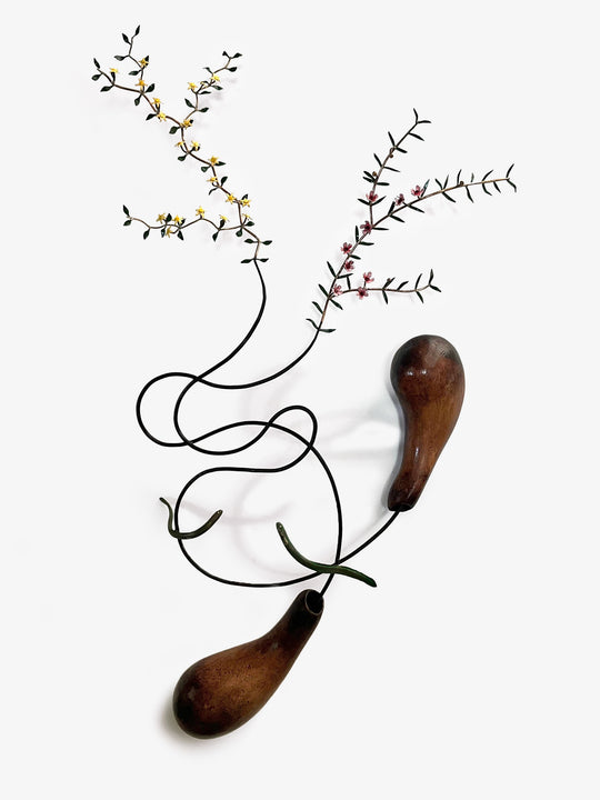 From Flower to Flower - Eels Under Branches Manuka and Corokia