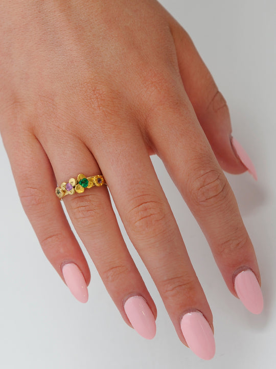 Blooms in a Row Ring