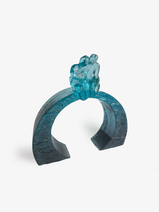 Comfortable View - Aqua Blue Grey