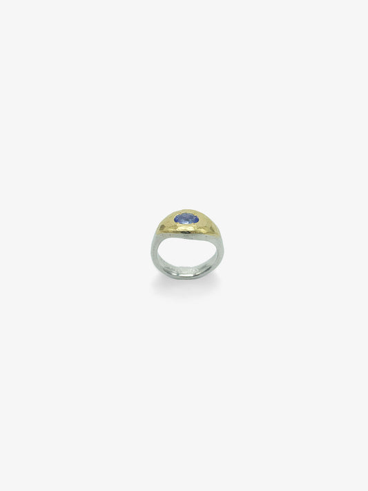 Tanzanite and Gold Ring