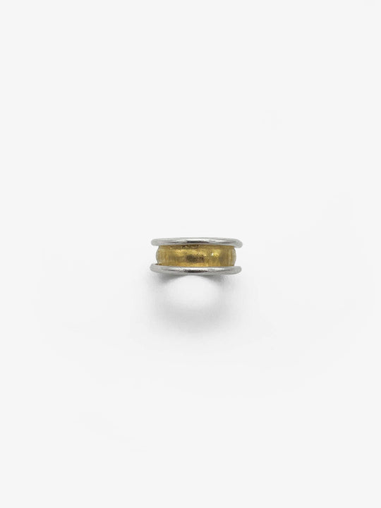 Silver and Gold Ring