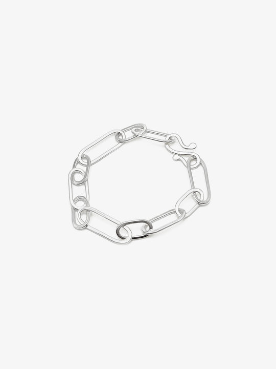 Silver Three Link Bracelet