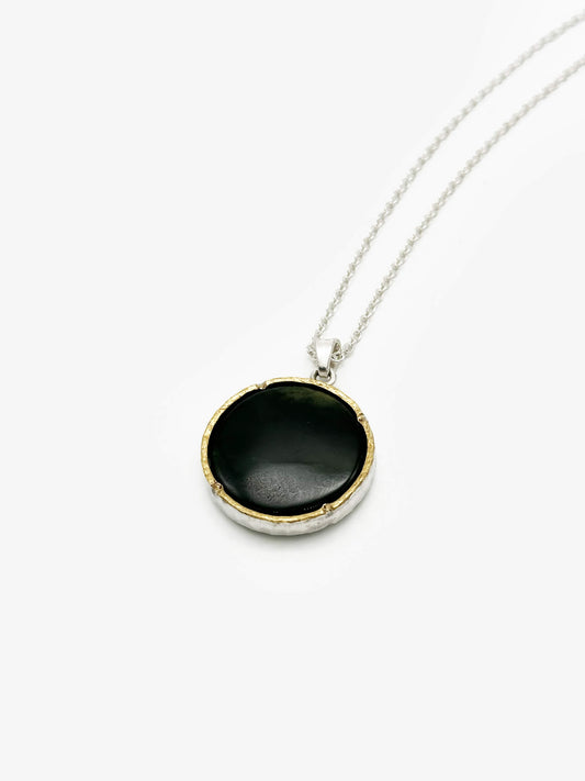 32mm Pounamu Pendant Necklace (DM596)