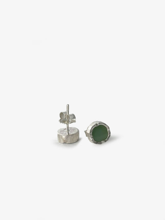 Small Round Pounamu Studs