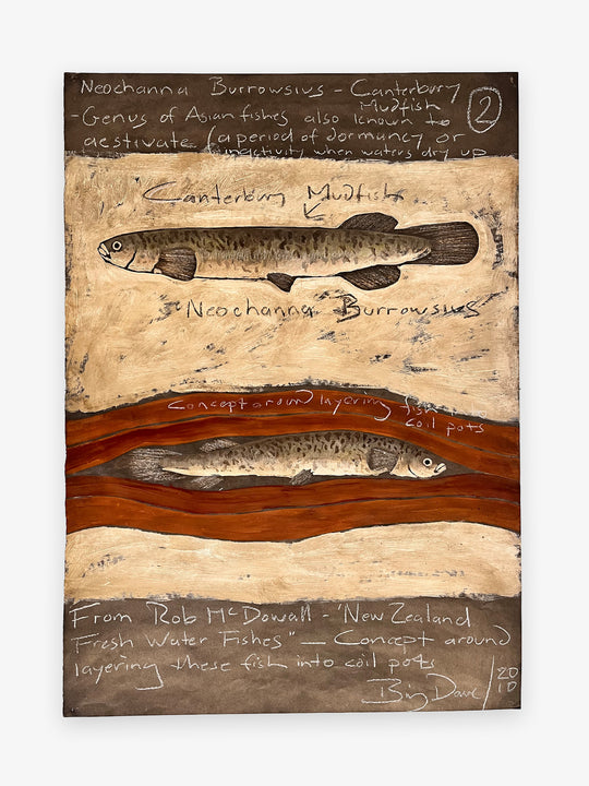 From Rob McDowell - New Zealand Fresh Water Fishes- Concept around layering