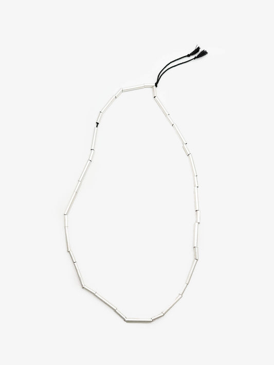 Silver Tube Necklace