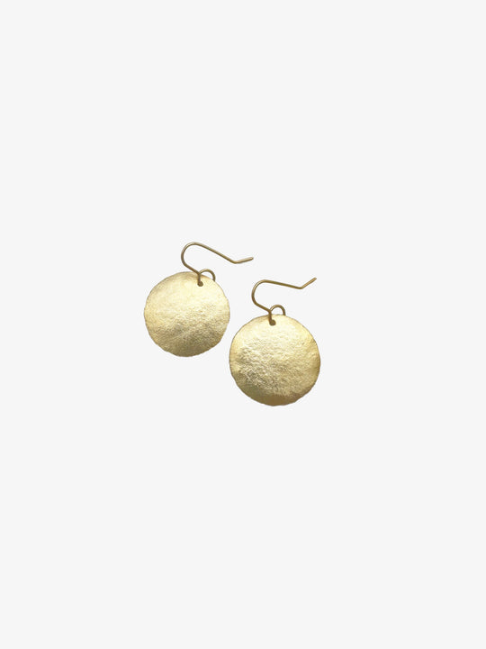 Round Gold Earrings