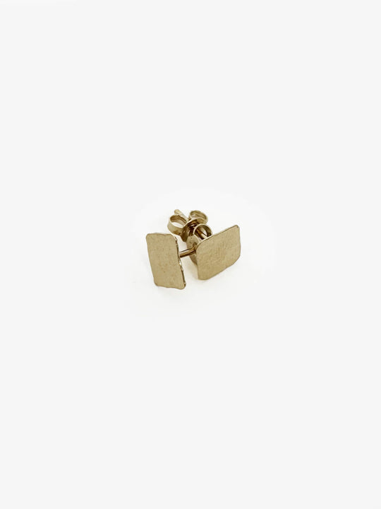 Gold Plated Square Studs (IME102)