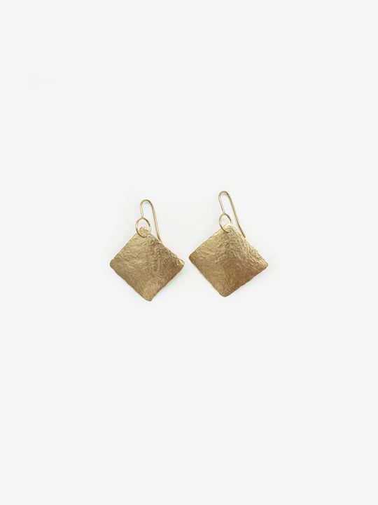 Square Gold Plated Earrings
