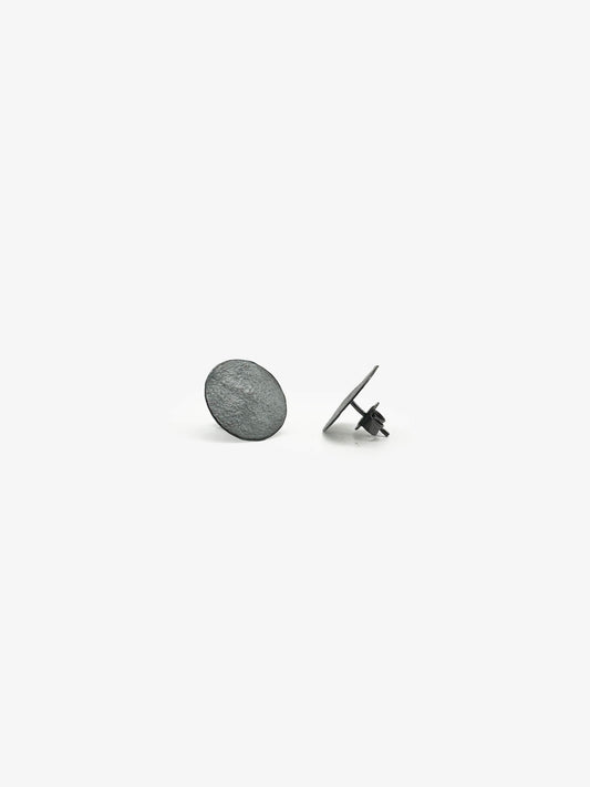 Round (L) Oxidised Studs