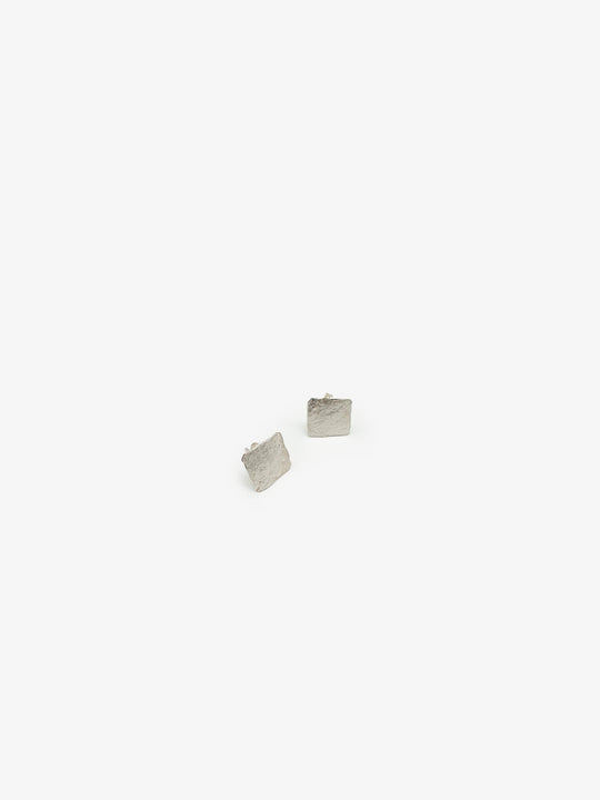 Square Silver Studs