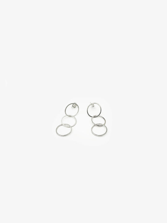 Sketches Round 3 Link Silver Earrings (IME44)