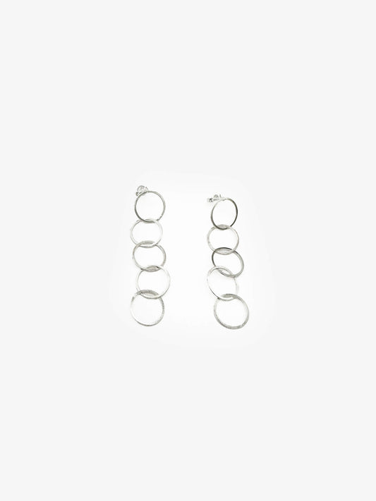Sketches Round 5 Link Silver Earrings (IME45)