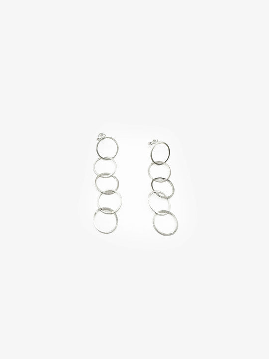Sketches Round 5 Link Silver Earrings (IME45)