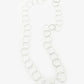 Round Silver Sketches Necklace (IME84)
