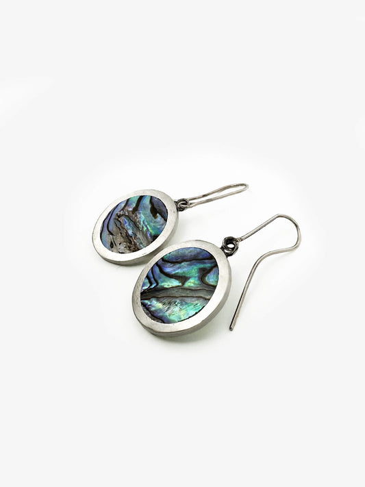 Paua Disc Earrings (JL383)