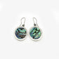 Paua Disc Earrings (JL383)