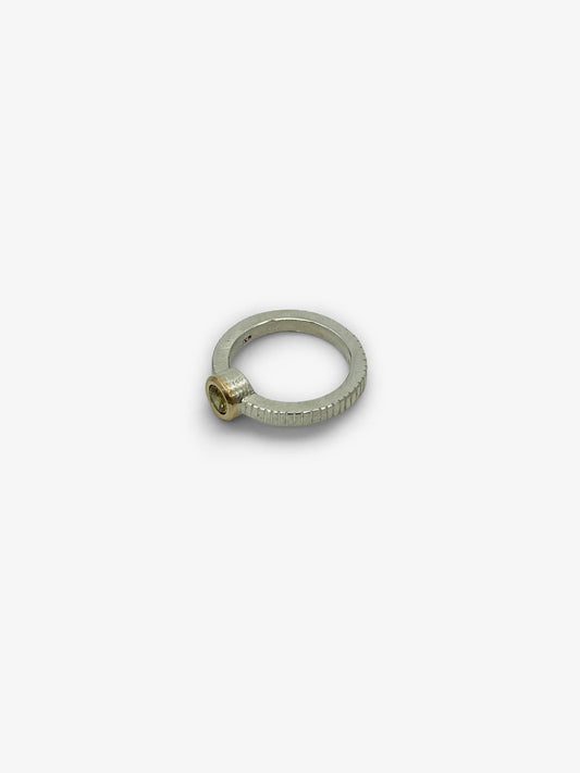 Golden Saphhire Ring by John Z Robinson