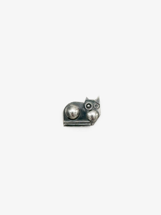 Constructivist Cat Brooch by John Z Robinson
