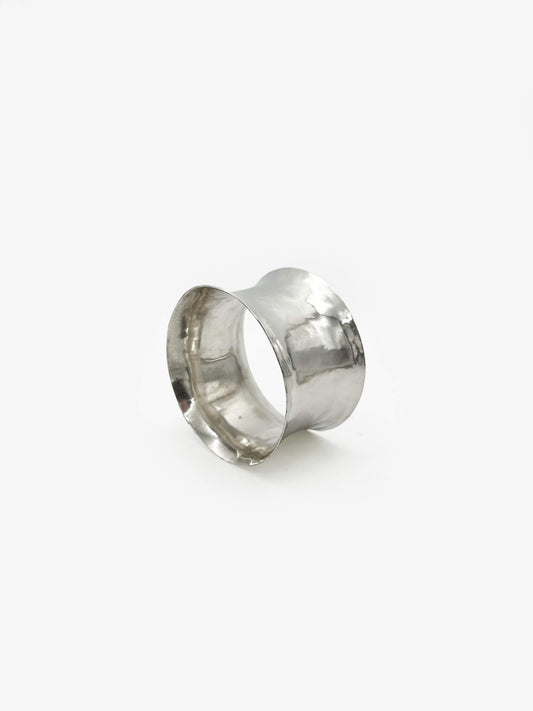 Wide Silver Bangle (JZR262)