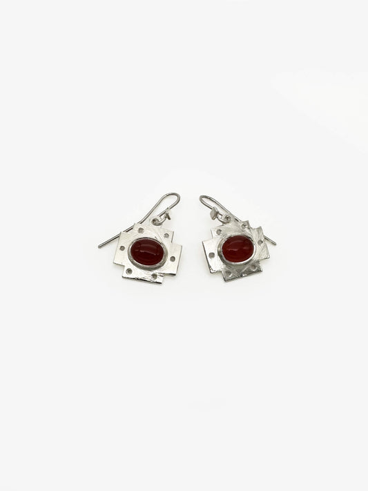 Carnelian Earrings (JZR273)