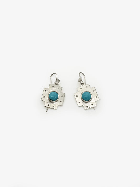 Turquoise Earrings (JZR274)