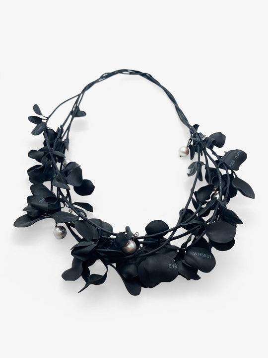 Shadow Coprosma Necklace (LK495) by Lynn Kelly