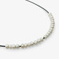 White Flat Pearl Necklace by Lynn Kelly (LK499)