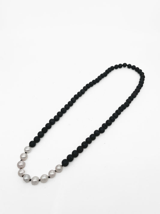Lava Pearl Necklace
