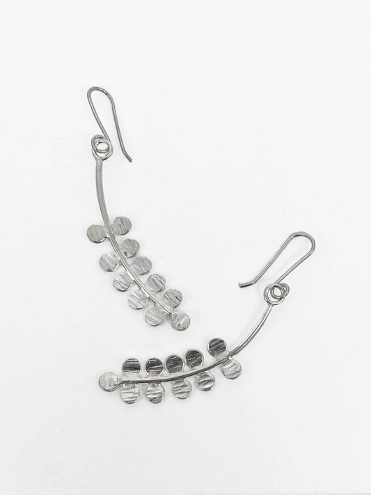 Kowhai Leaf Earrings