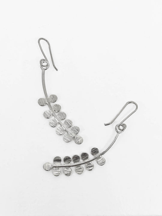 Kowhai Leaf Earrings