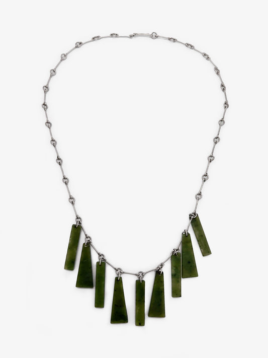 Pounamu Rectangle Chain Necklace