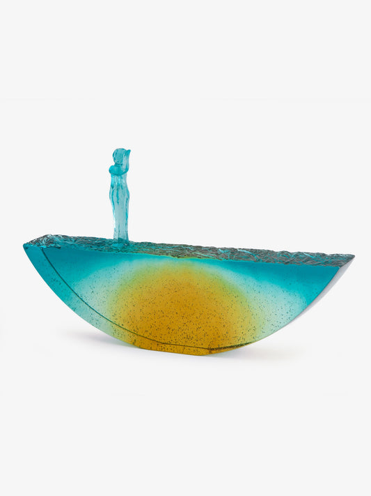 Longboat - Gold Turquoise Mix