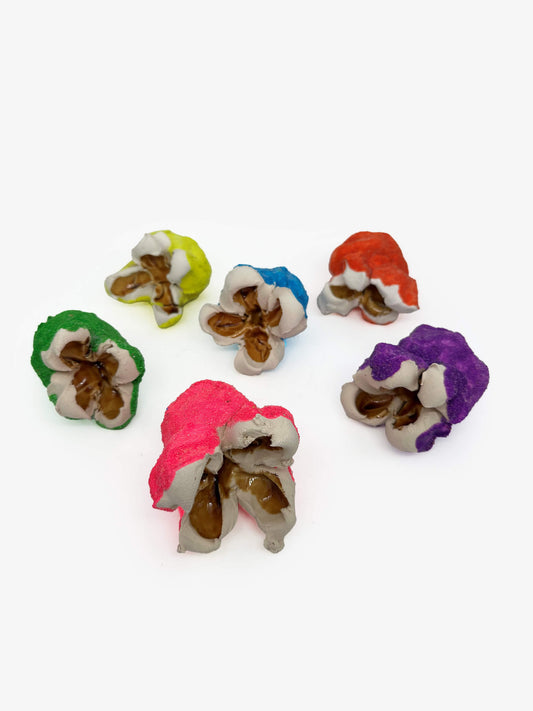 Mixed Coloured Popcorn Set of Six by Madeleine Child (MC1773)